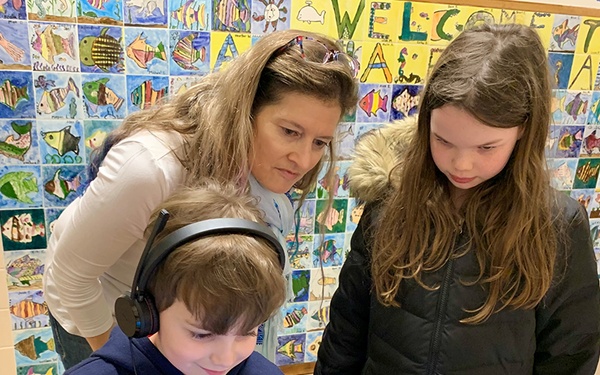 NUWC Division Newport employees share their STEAM careers with elementary school students