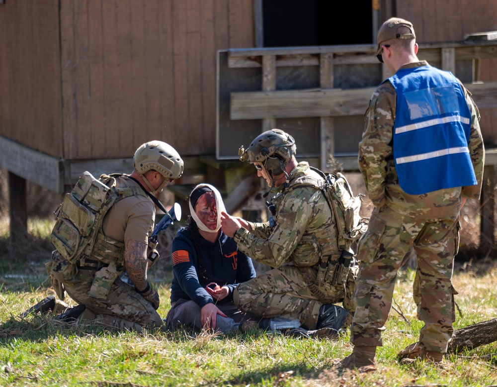 CERFP evaluates TACPs on Tactical Combat Casualty Care