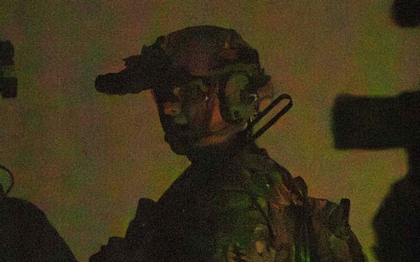 Green Berets perform night raid during Trojan Footprint 2024