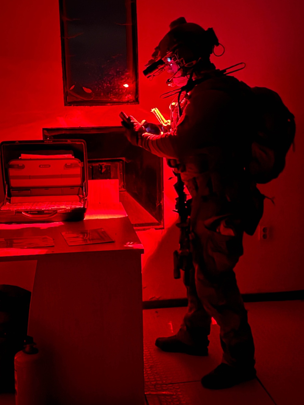 Green Berets perform night raid during Trojan Footprint 2024