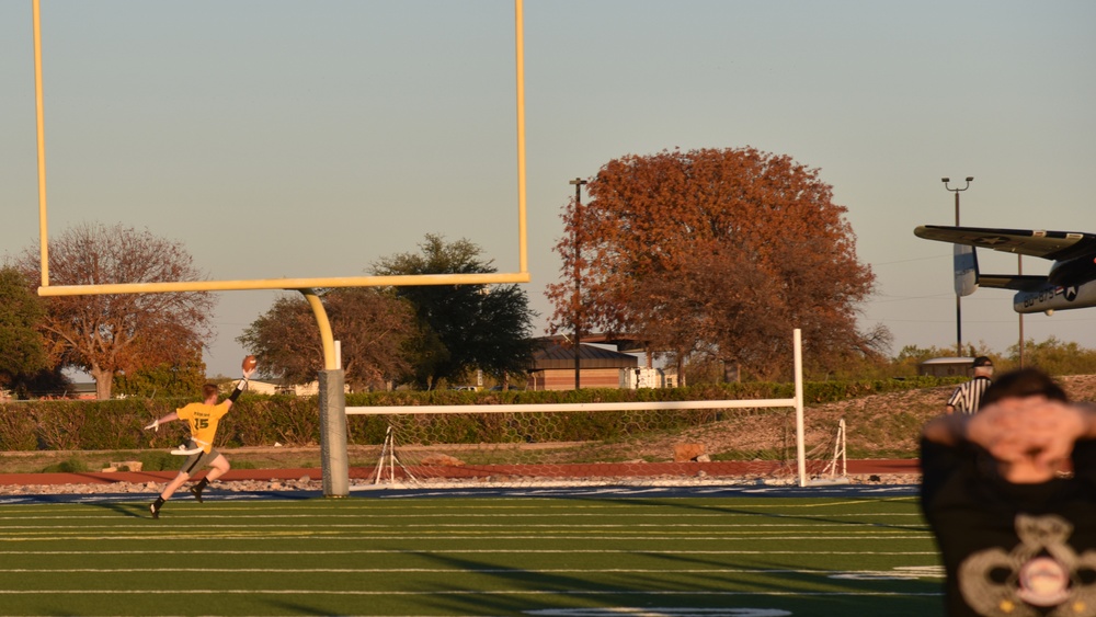 Commander in chief flag football game