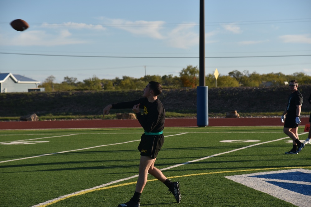 Commander in chief flag football game