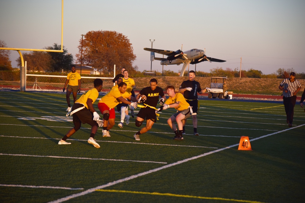 Commander in chief flag football game