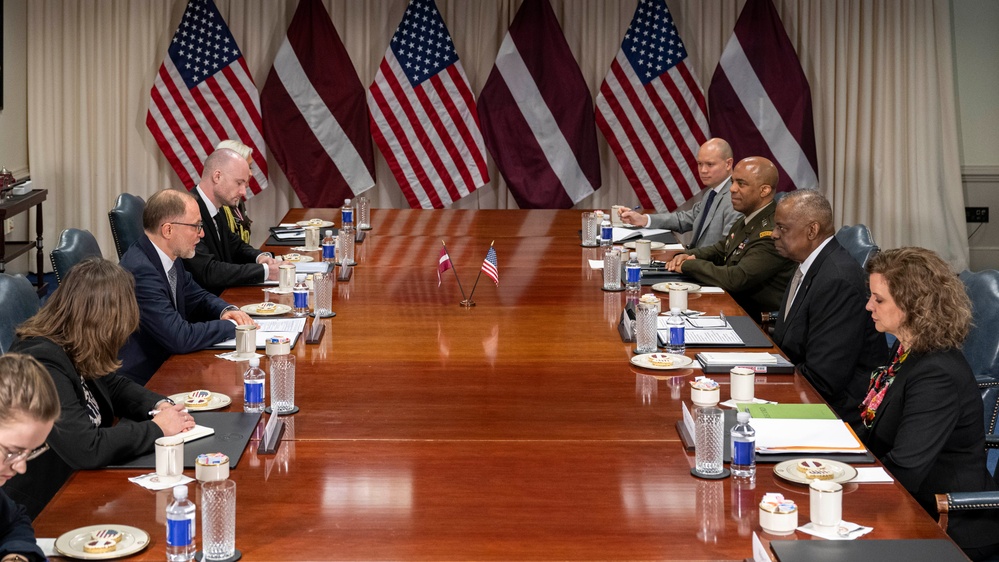 SD Hosts Latvia MoD Andris Sprūds