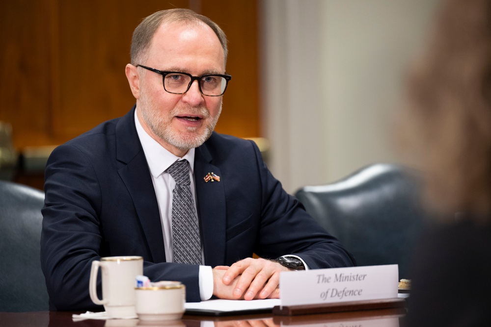 SD Hosts Latvia MoD Andris Sprūds