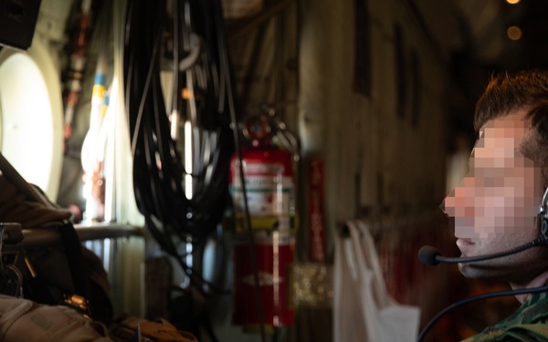 Greek special operations forces soldiers jump at Trojan Footprint 2024