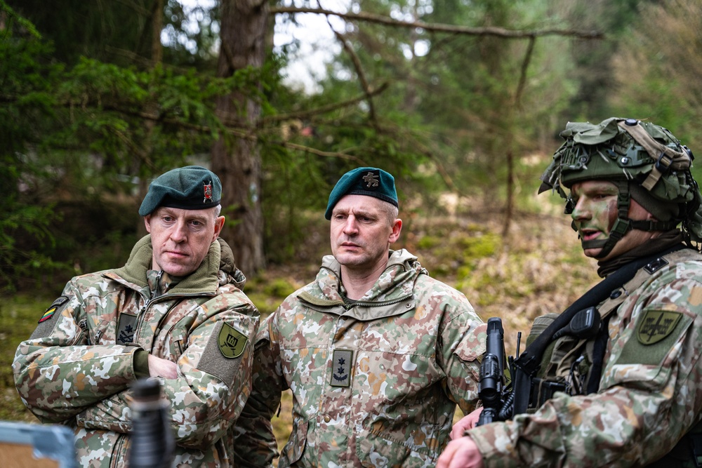 Allied Spirit 24:  Lithuanian Land Forces Commander Visit