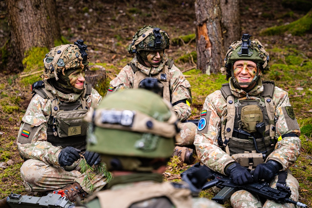 Allied Spirit 24: Lithuanian Soldiers Training