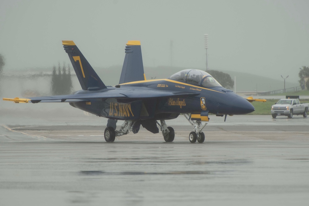 Hometown Heroes fly with Blue Angels