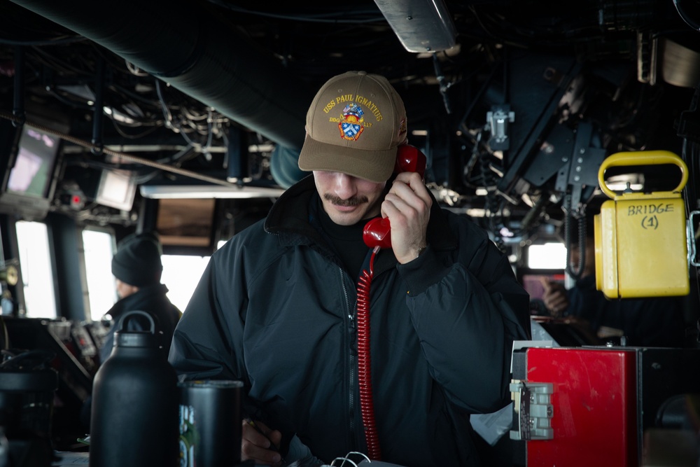 USS Paul Ignatius (DDG 117) Conducts RAS