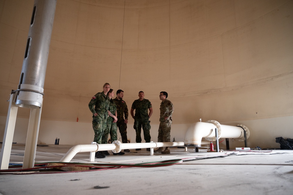 Royal Netherlands Air Force airmen visit Fuels Management Flight Red Flag-Nellis 24-2