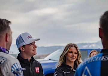 Free fallin’: Team Sorensen lets Wings of Blue take the wheel during tandem jump