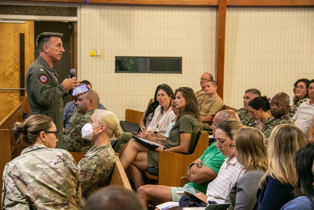 JBC Speaks to Ombudsmen and Key Spouses at Hickam Chapel