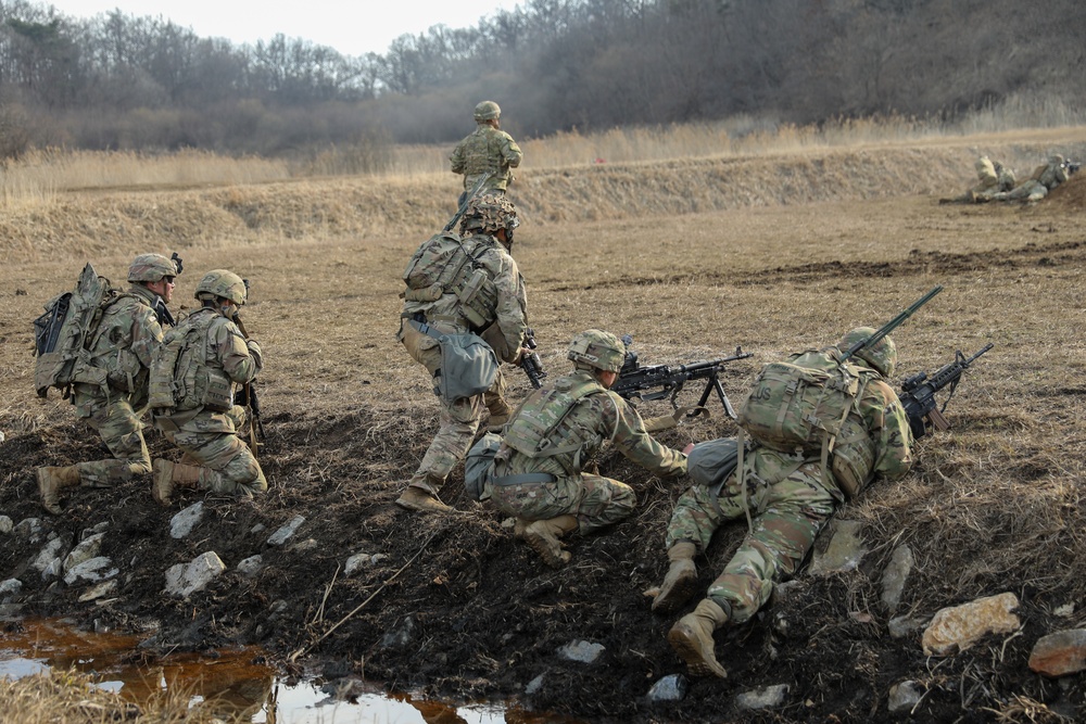 3d Cavalry Regiment Squad Live Fire Exercise