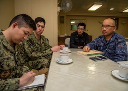 CTF 71 Staff Visit JS Kongo