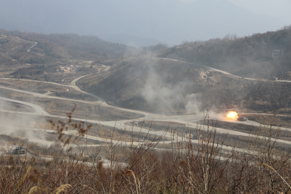 2ID/RUCD Completes Combined Live Fire with ROK Army During Freedom Shield