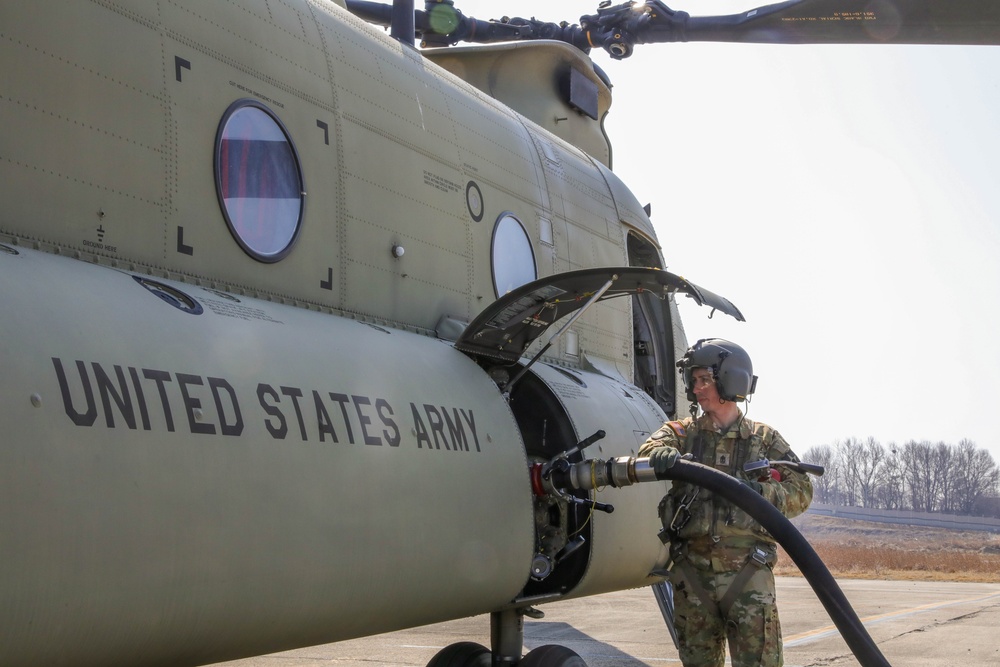 2nd Infantry/ROK-U.S. Combined Division Joins with ROK Forces for Air Assault Training Mission