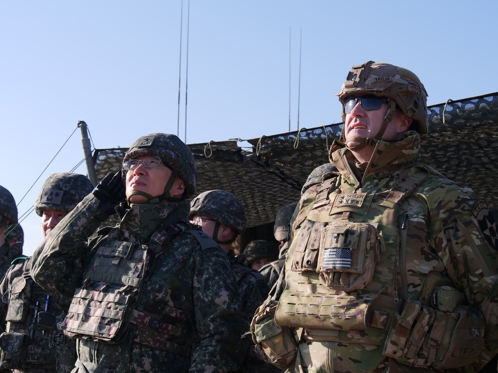 2ID/RUCD Completed Combined Live Fire with ROK Army During Freedom Shield