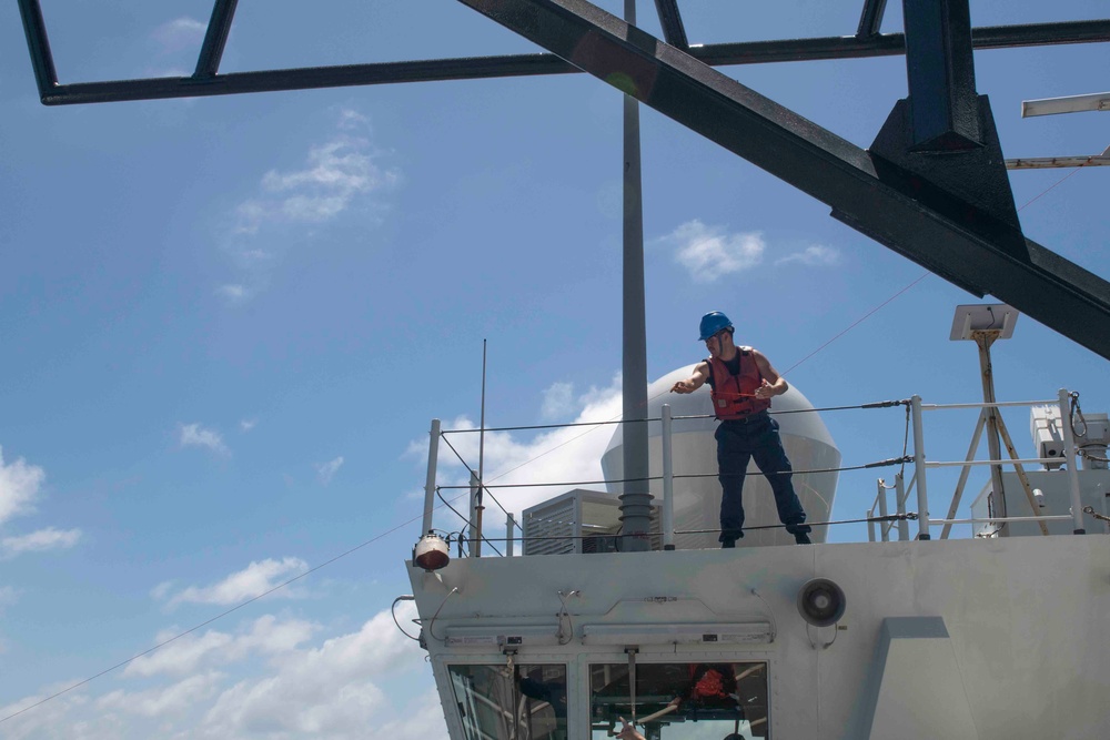 UNRELEASED - USCG Cutter Bertholf Conducts Replenishment-At-Sea