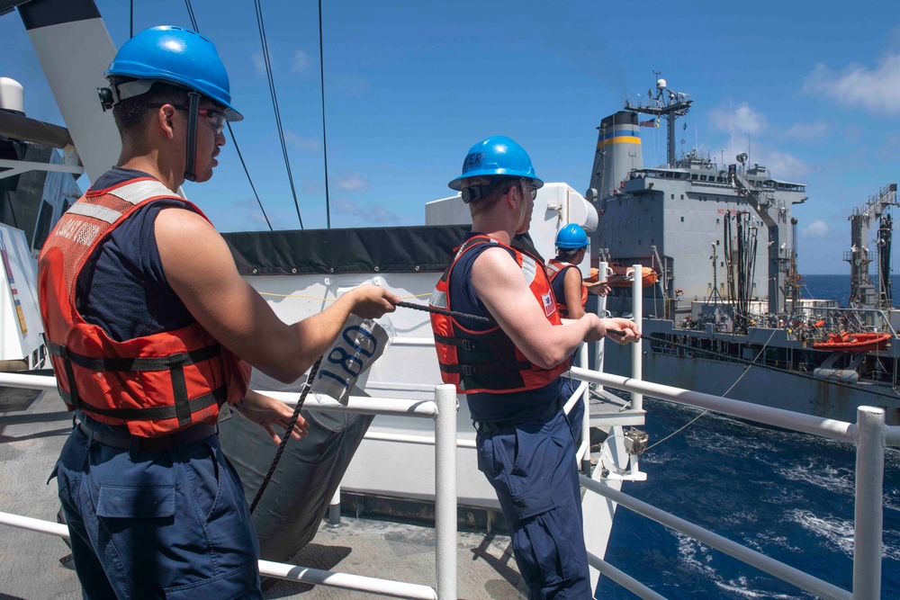 UNRELEASED - USCG Cutter Bertholf Conducts Replenishment-At-Sea