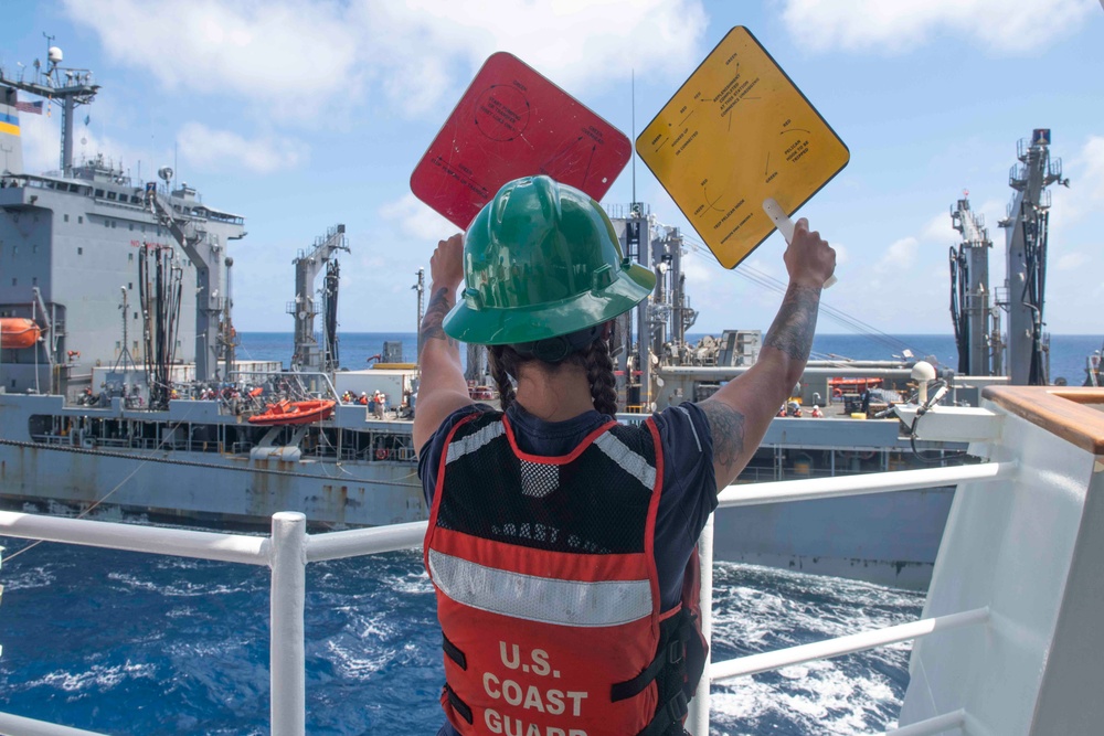 UNRELEASED - USCG Cutter Bertholf Conducts Replenishment-At-Sea