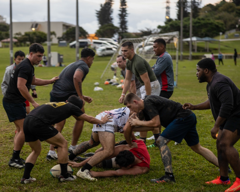 Task Force 76/3 and Japanese Self-Defense Force Rugby