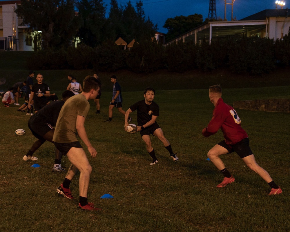 Task Force 76/3 and Japanese Self-Defense Force Rugby