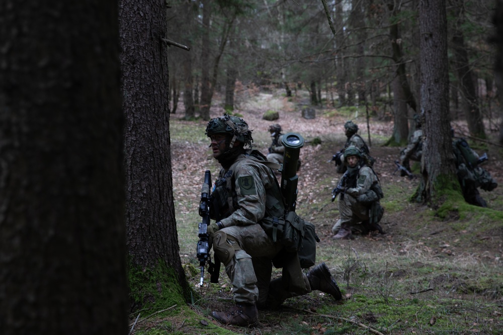 Allied Spirit 24 Participants Conduct Mounted and Dismounted Combat Training
