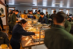 U.S. Marines and Soldiers partner with Norwegian kitchen staff during Exercise Nordic Response 24
