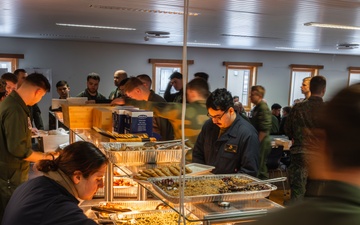 Together around the table: a joint, allied kitchen of Exercise Nordic Response 24