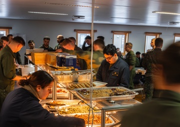 Together around the table: a joint, allied kitchen of Exercise Nordic Response 24