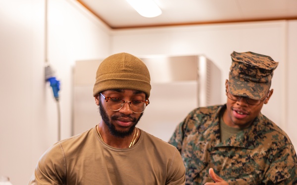 U.S. Marines and Soldiers partner with Norwegian kitchen staff during Exercise Nordic Response 24