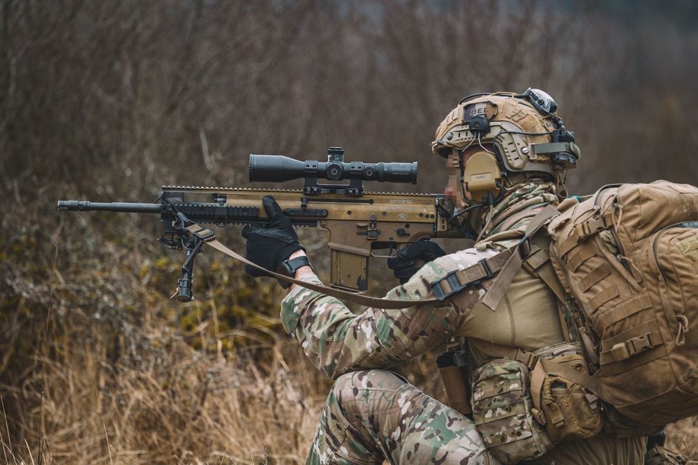 Belgian SOF Train in Grafenwoehr