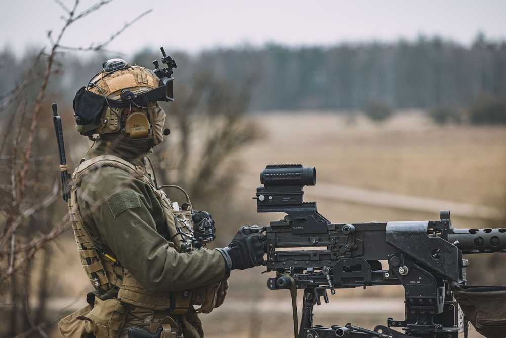 Belgian SOF Train in Grafenwoehr