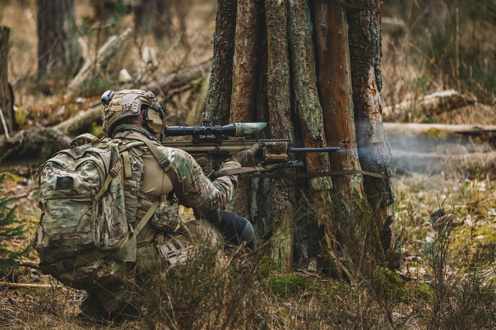 Belgian SOF Train in Grafenwoehr