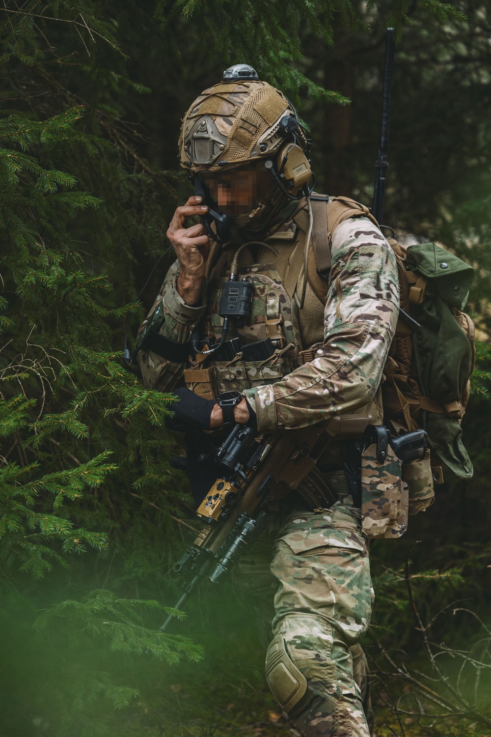 Belgian SOF Train in Grafenwoehr