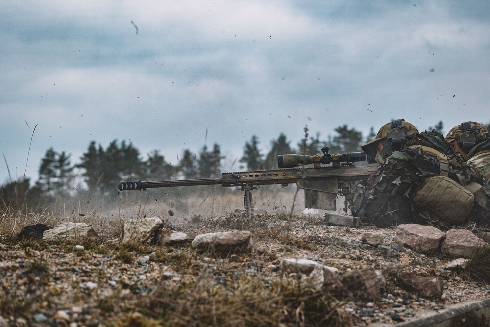 Belgian SOF Train in Grafenwoehr