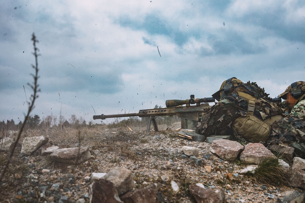 Belgian SOF Train in Grafenwoehr