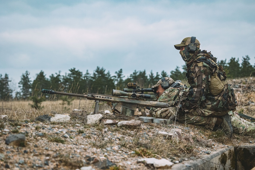 Belgian SOF Train in Grafenwoehr