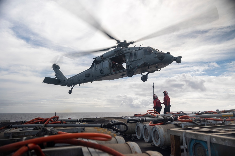 USS Bataan conducts ammunition offload