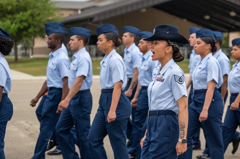 USAF BMT Coin Ceremony, Graduation -- 13-14 March 2024