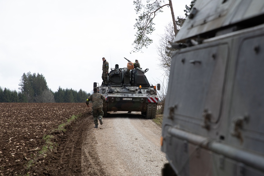 Allied Spirit 24 Participants Conduct Artillery Training