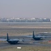 Airmen load AFCENT C-130s with humanitarian aid bound for Gaza