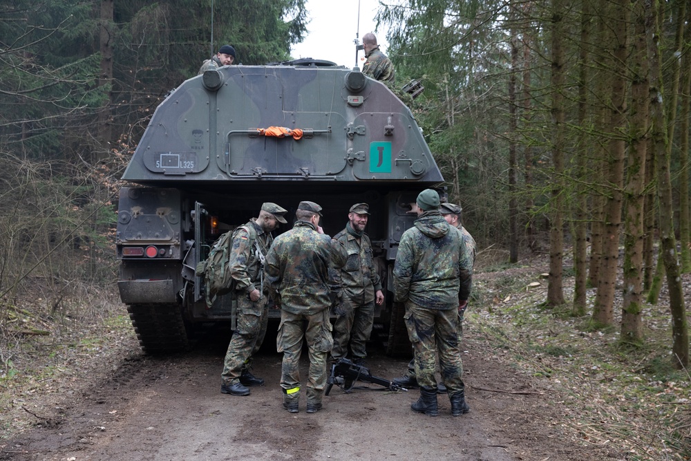 Allied Spirit 24 Participants Conduct Artillery Training