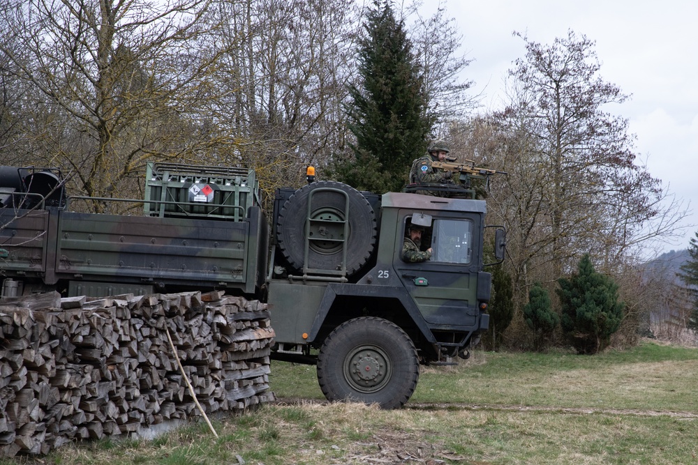 Allied Spirit 24 Participants Conduct Artillery Training