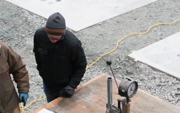 Rapidset Concrete Pour in cold weather