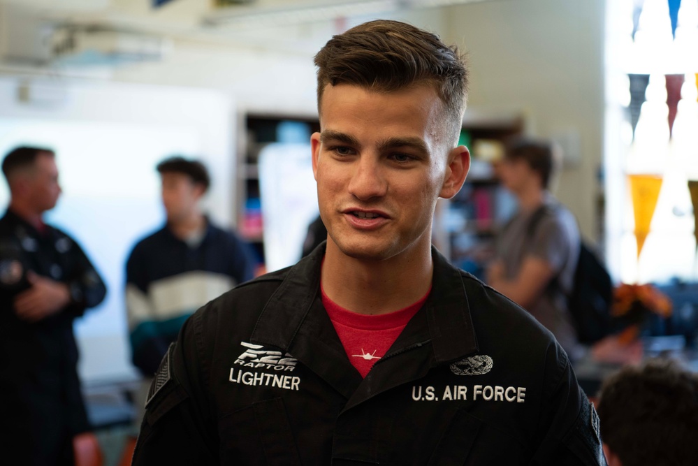 F-22 Raptor Demonstration Team community outreach