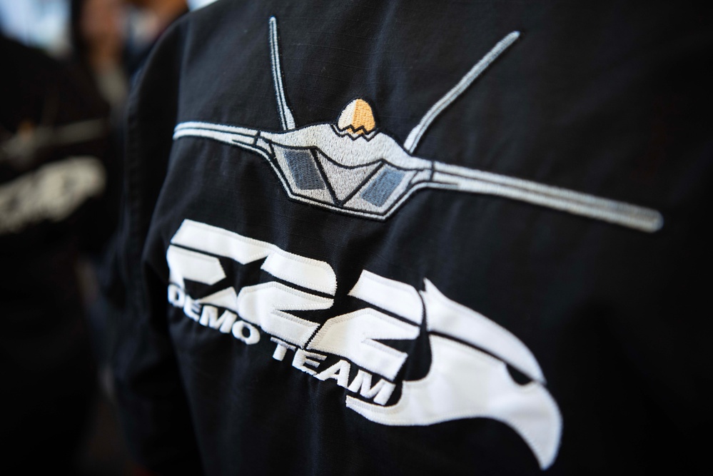 F-22 Raptor Demonstration Team community outreach