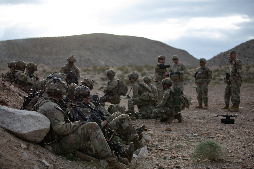 Army Paratroopers Conduct Field Training Exercise at Project Convergence Capstone 4