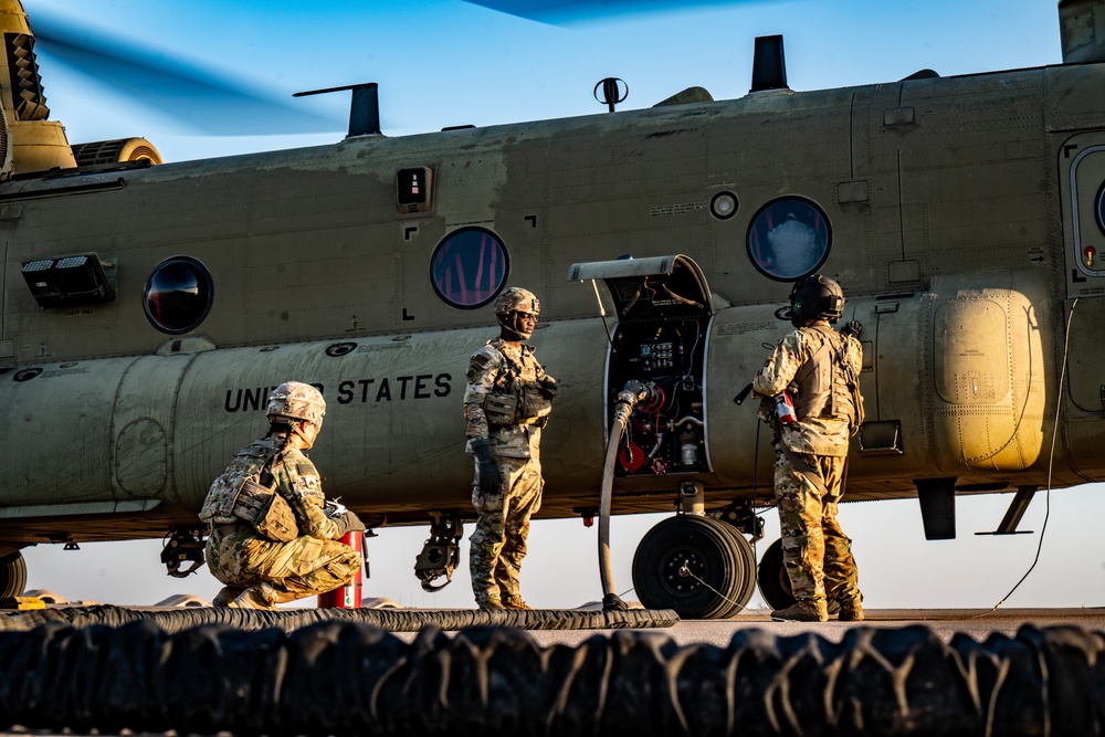 82nd CAB Evening FARP Operations